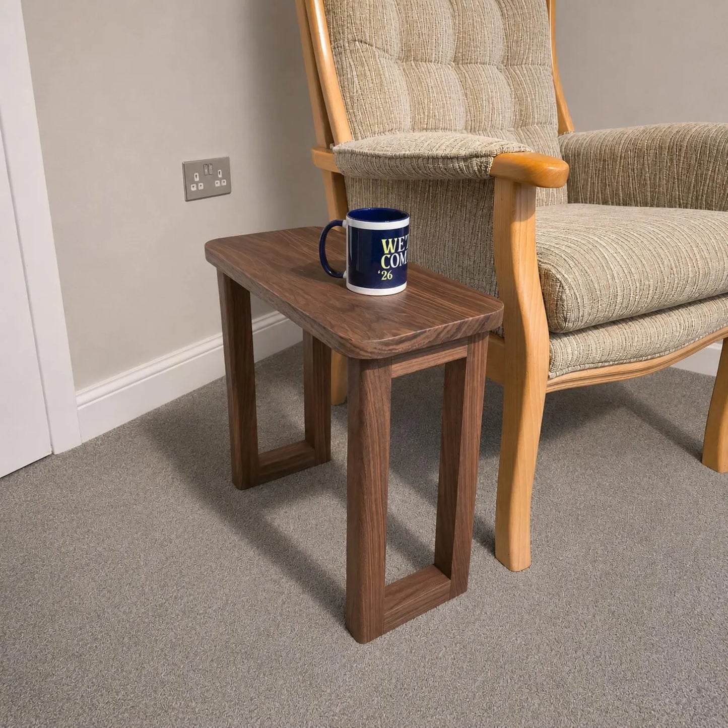 Solid Oak side table