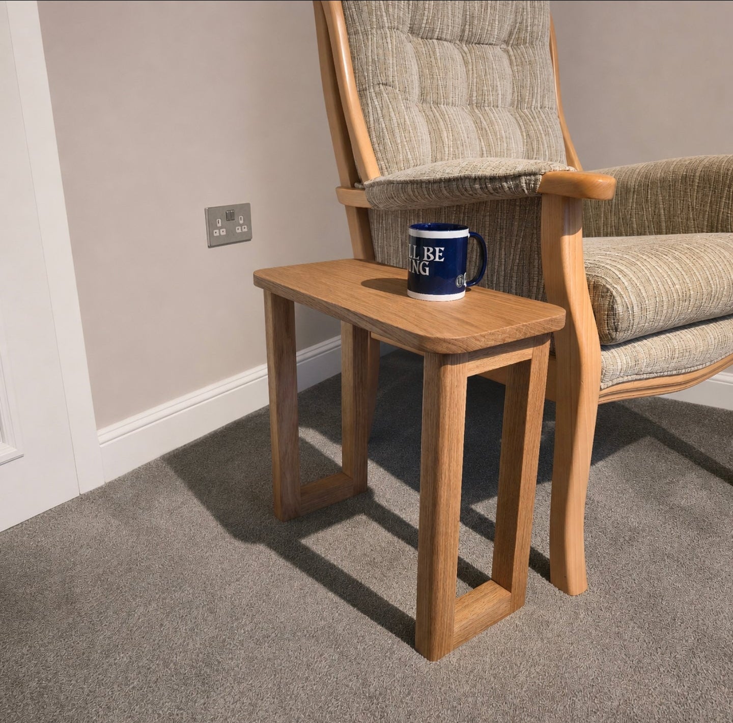 Solid Oak side table